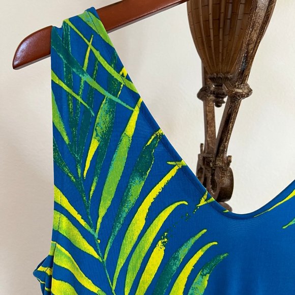 AmberNoon II by Dr. Erum Ilyas Size S Sleeveless UPF 50 Cropped Painted Jumpsuit - Picture 11 of 15